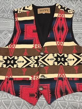 Vintage Seppe Western Vest Size 2